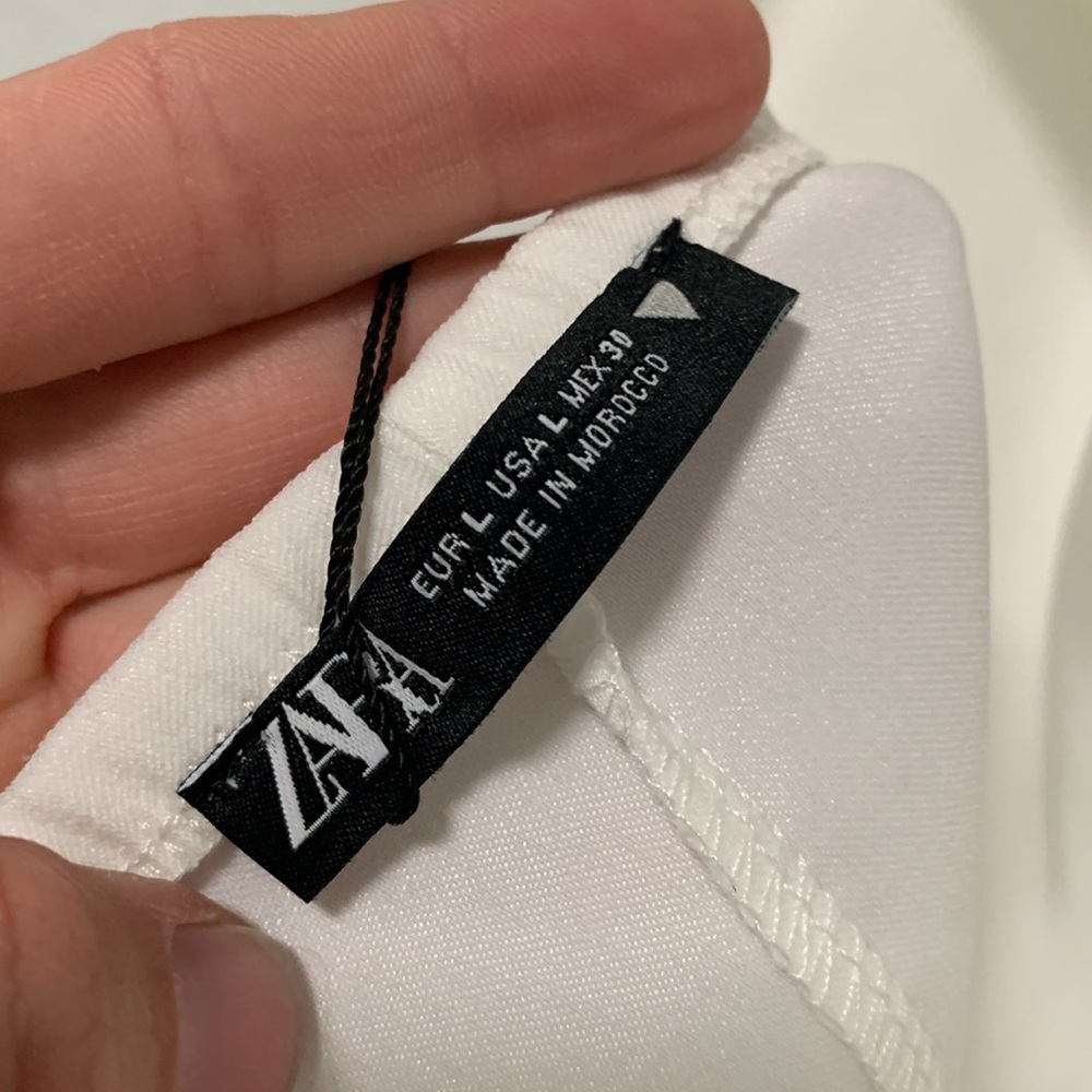 Zara One Shoulder Asymmetrical Tank Top - Picture 6 of 10